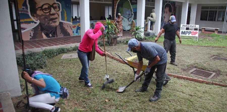 Obras Públicas y Gobernación acondicionan la Escuela de Artes Plásticas en Maturín.