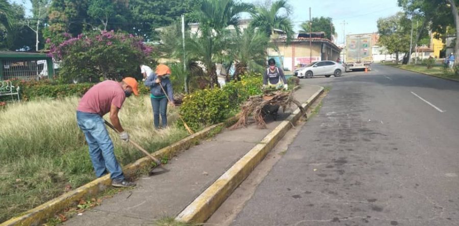 Alcaldía de Maturín embellece plaza Tomasa Lara.