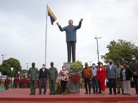 Pueblo de Monagas rindió honores al Comandante Chávez a nueve años de su siembra.