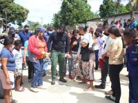 En tiempo récord reconstruyen colector marginal en Pueblo Nuevo.