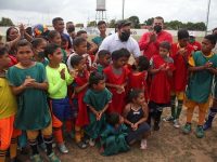 Gobernación y Alcaldía de Zamora reinauguran estadio Los Evangélicos.