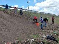 Alcaldía de Maturín está embelleciendo el Distribuidor de La Cruz.