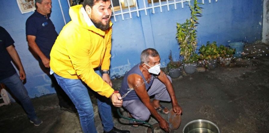 Gobernador Luna inspecciona mejoras del servicio de agua potable en Maturín.