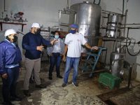 Gobernador Ernesto Luna inspecciona frutícola de Caripe.