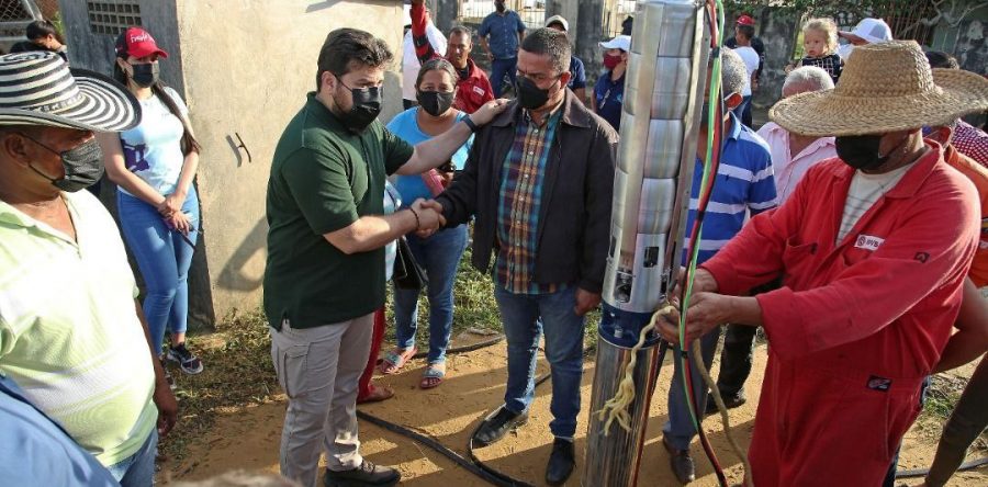 Más de 500 familias del sector Inavi en Aguasay reciben suministro de agua.