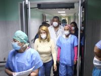 Inspeccionan áreas en recuperación dentro del hospital central de Maturin.