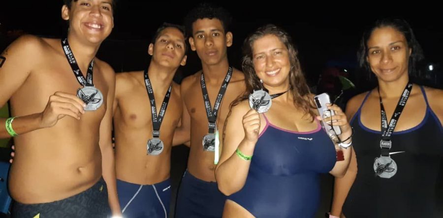 Monagas quedó noveno en copa de natación aguas abiertas nocturna.