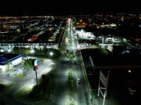 Iluminan la avenida Alirio Ugarte Pelayo de Maturín.