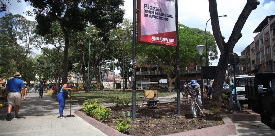 Tres plazas de Maturín son embellecidas con una óptica minimalista.