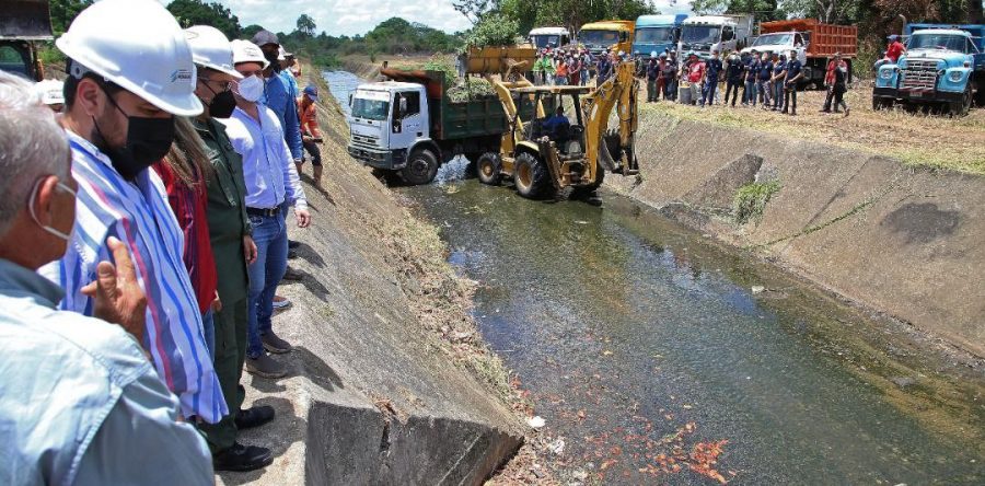 Gobierno Bolivariano inicia saneamiento del caño La Muralla en Maturín.