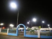 Alcaldesa Ana Fuentes consolida alumbrado en las áreas externas del Terminal de Maturín.