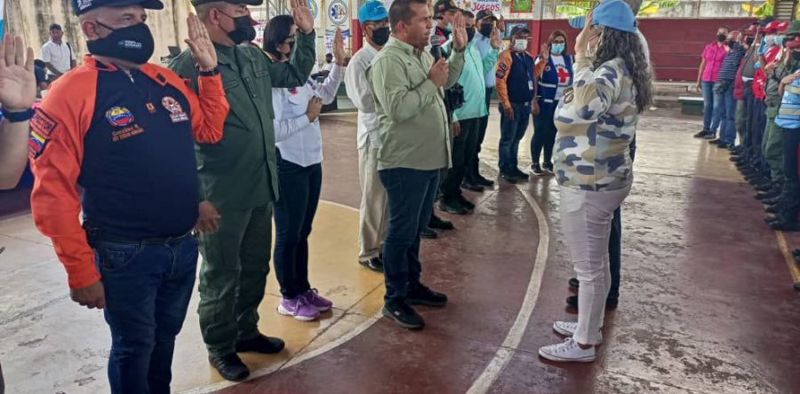 Alcalde Oscar Cedeño juramentó Frente Preventivo en el municipio Ezequiel Zamora.