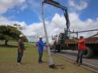 Arranca segunda fase de alumbrado en avenida principal de la Zona Industrial de Maturín.