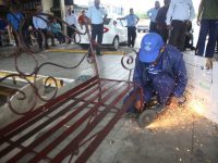 Alcaldesa Ana Fuentes moderniza andenes del Terminal Interurbano de Maturín.