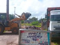 Alcaldía de Maturín retira 30 toneladas de basura del estadio de Santa Inés.