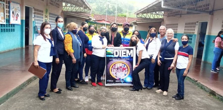 Ruta Bolivariana inspeccionó siete escuelas del municipio Caripe.