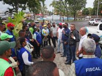 Despliegan dispositivo para preservar embellecimiento de plazas de Maturín.