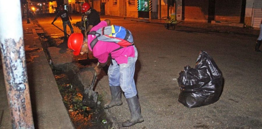 Saneadas la Plaza 7 y las calles Chimborazo y Azcúe de Maturín.