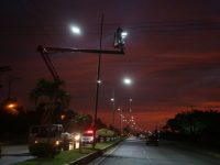 Alcaldesa Ana Fuentes iluminará otras 10 avenidas de Maturín.