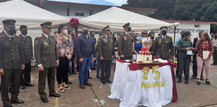 GNB conmemora en Punta de Mata sus 85 años en defensa de la nación.