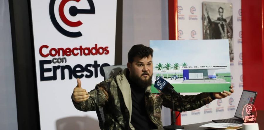 Gobernador Ernesto Luna construirá módulo policial en distribuidor El Monumental.