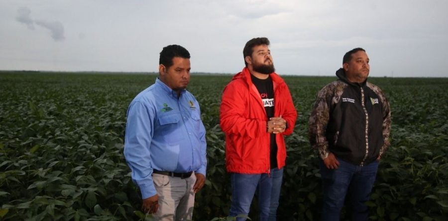Gobernador Ernesto Luna asume meta de elevar producción de soya en Monagas de 25 mil a 100 mil hectáreas.