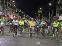 Con rodada ciclística inauguraron alumbrado de la avenida Juncal de Maturín.