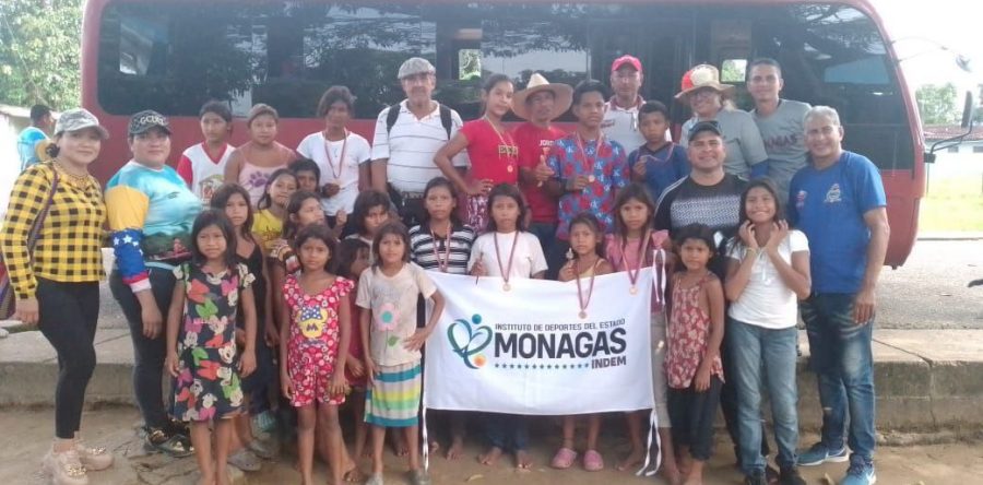 Con éxito culminan juegos deportivos escolares indígenas en Monagas.