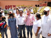 Gobernación, Alcaldía y Barrio Tricolor dejan engalanado a El Furrial por su aniversario.