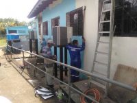 Gobernación y Alcaldía realizan mejoras en el hospital de Punta de Mata.