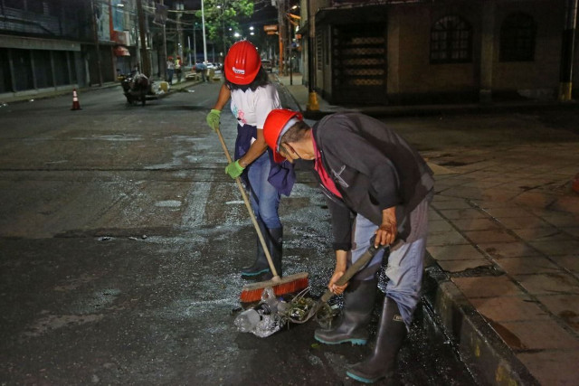 Alcaldía de Maturín cumple en tres horarios con la limpieza de espacios públicos