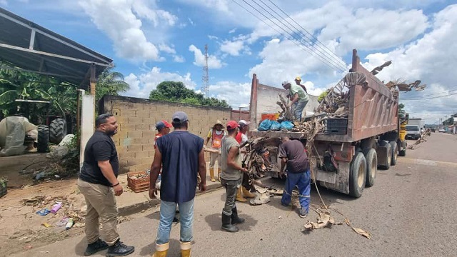 Alcaldía de Cedeño arrancó Plan Piloto de Recolección de Desechos.
