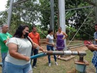 Reactivan servicio de agua en el sector Tejero Viejo de Santa Bárbara