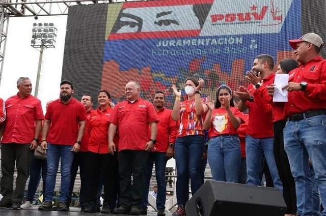 Diosdado Cabello afianza la Revolución en Monagas tras juramentar estructura del PSUV.