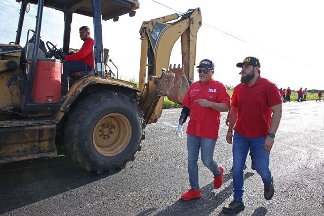 Gobernación de Monagas desarrolla plan de asfaltado y bacheo.