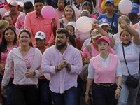 Maturín también marchó en apoyo a la lucha contra el cáncer de mama.