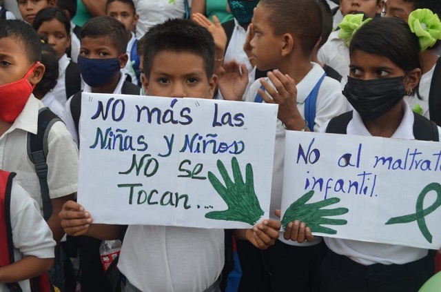Arranca campaña contra el abuso infantil en planteles del municipio Cedeño.