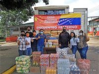 Comunidad china entrega alimentos para familias afectadas en Amana.