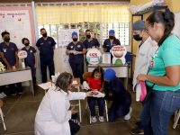 Más de 700 familias de la calle Bomboná en Maturín recibieron atención médica y social.