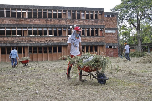 Inician rehabilitación integral en módulos del campus de la UDO Los Guaritos.