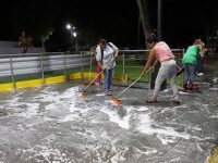 Limpian la Plaza 7, la del Estudiante y la Redoma Juana La Avanzadora.