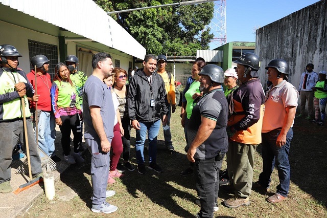 Sanean aéreas verdes del Hospital Central de Maturín.