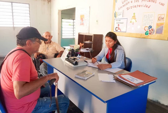 Más de 60 personas con diversidad funcional fueron atendidas en Caicara.