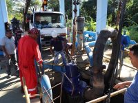 Activan una quinta bomba en la captación de la planta Bajo Guarapiche en Maturín.
