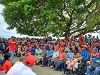 Realizan parlamentarismo de calle en Barrancas del Orinoco para discutir Ley Especial para los Trabajadores con Discapacidad.