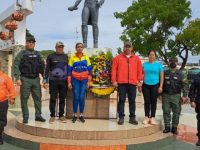 Conmemoran el Día de la Dignidad Nacional en Barrancas del Orinoco.