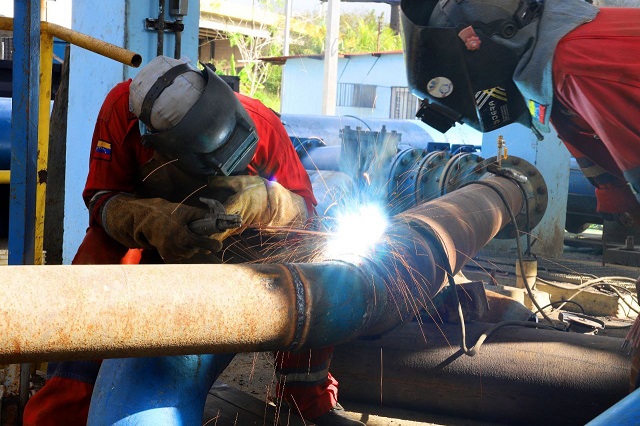 Avanzan instalación de bombas en la captación de la planta Bajo Guarapiche de Maturín.