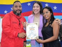 Rinden homenaje a jóvenes del municipio Cedeño