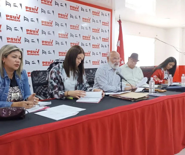 PSUV Monagas realiza reunión conjunta con la Juventud y el Consejo Político Regional