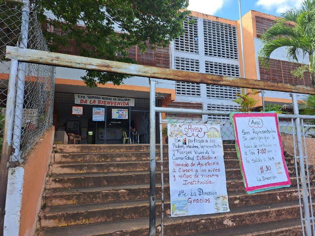 Realizarán trabajos de recuperación en la escuela Adriana Rengel de Sequera de Los Godos